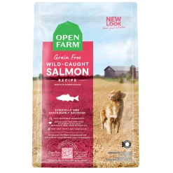 Open Farm Grain-Free Wild-Caught Salmon Dry Dog Food - 4 Lbs
