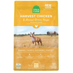 Open Farm Harvest Chicken and Ancient Grains Dry Dog Food - 11 Lbs