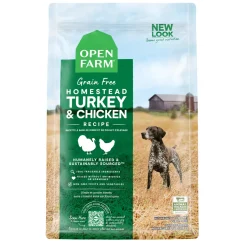 Open Farm Homestead Grain-Free Turkey and Chicken Dry Dog Food - 4 Lbs
