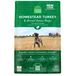 Open Farm Homestead Turkey and Ancient Grains Dry Dog Food - 4 Lbs