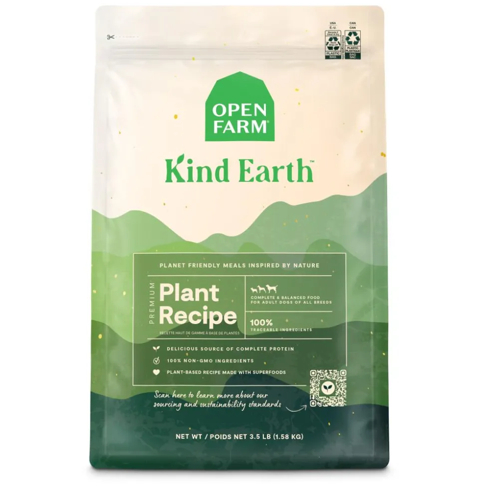 Open Farm Kind Earth Premium Plant Based with Superfoods Recipe Dry Dog Food - 3.5 Lbs