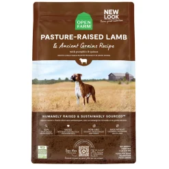Open Farm Pasture-Raised Lamb and Ancient Grains Recipe Dry Dog Food - 22 Lbs