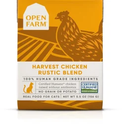 Open Farm Rustic Blend Grain-Free Harvest Chicken Wet Cat Food - 5.5 Oz - Case of 12