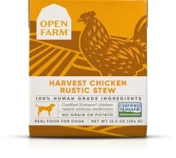 Open Farm Rustic Stew Grain-Free Harvest Chicken Wet Dog Food or Topper - 12.5 Oz - Case of 12