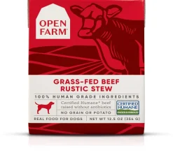 Open Farm Rustic Stew Grain-Free Grass-Fed Beef Blend Wet Dog Food or Topper - 12.5 Oz - Case of 12