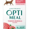 Optimeal Tender Morsels Lamb and Vegetables Wet Cat Food - 12 Oz - Case of 6