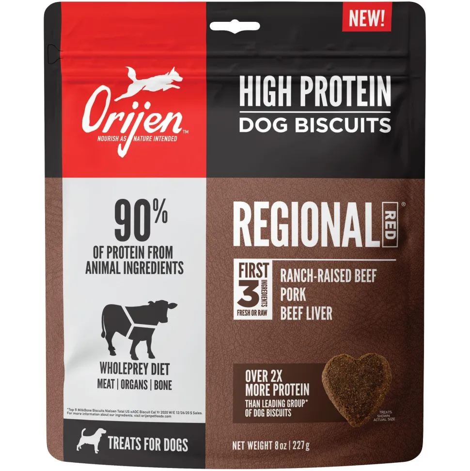 Orijen 'Kentucky Dogstar Chicken' Biscuits Regional Red Dog Biscuits - 8 oz Bag