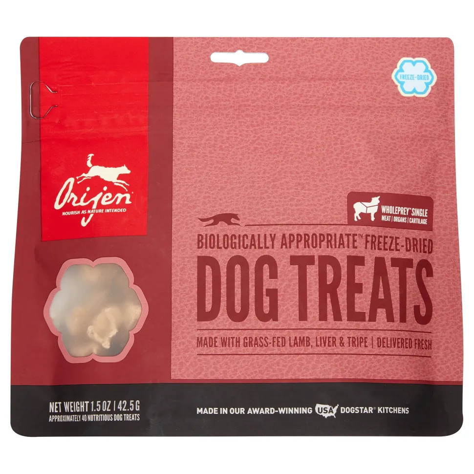 Orijen 'Kentucky Dogstar Chicken' Grass Fed Lamb Freeze-Dried Dog Treats - 1.5 oz Bag