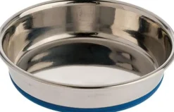 OurPets Durapet Anti-Skid Rubber Bonded Stainless Steel Cat Bowl - Small - 6 Oz