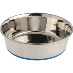 OurPets Premium Stainless Steel Dog Bowl - Silver - 3 qt