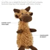 Outward Hound Charming Pet Scruffles Moose Squeaky Nylon and Plush Dog Toy - Small - 3.5" X 11" Inches