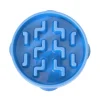 Outward Hound Fun Feeder Slo-Bowl Slow Feeding Dog Bowl - Blue - Large/Regular