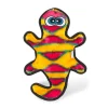 Outward Hound Invinceables No-Stuffing Durable Gecko Soft Squeak Dog Toy - Orange - Medium