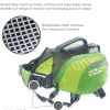 Outward Hound Kyjen DayPak Backpack Travel Dog Backpack and Harness - Green - Medium