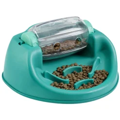 Outward Hound Nina Ottosson Spin N' Eat Interactive Puzzle Feeding Dog Toy - Green