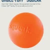 Outward Hound Planet Dog Orbee Tuff Squeak and Fetch Ball Dog Toy - Orange