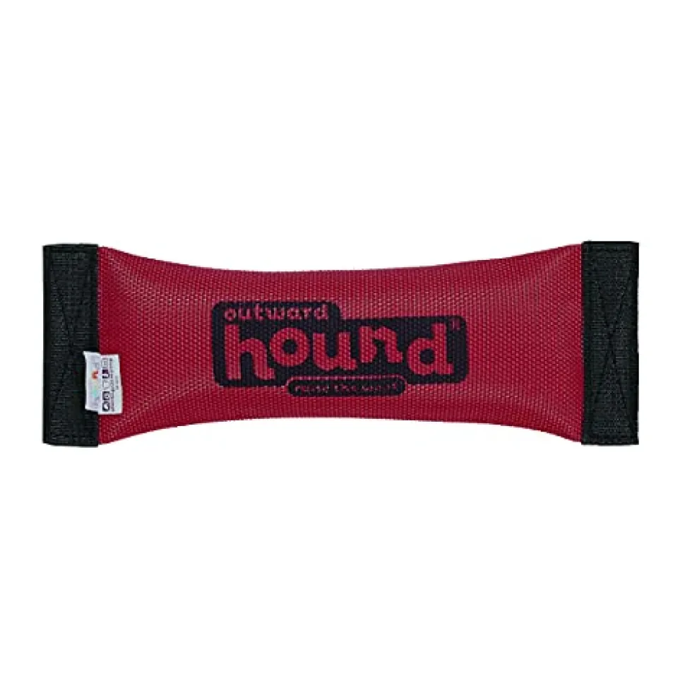 Outward Hound Plush Puppies Fire Hose Squeaky N' Fetch Nylon Dog Toy - Large