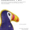 Outward Hound Xtreme Seamz Toucan Squeak and Plush Reinforced Dog Toy