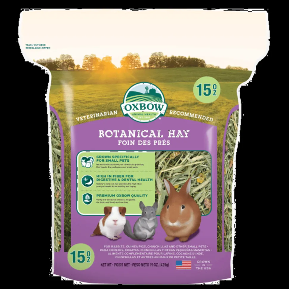 Oxbow Botanical Hay Small Animal Hay - 15 oz Bag