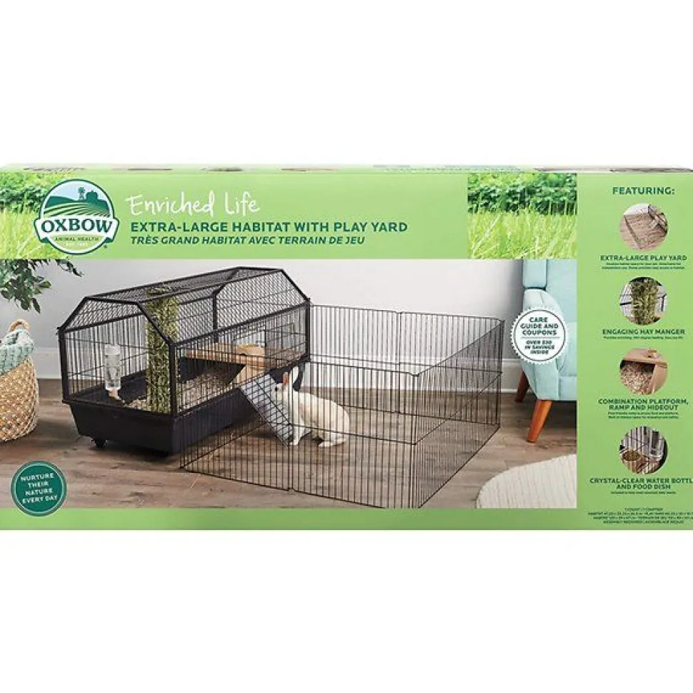 Oxbow Enriched Life Care Habitat with Play Yard - Extra Large