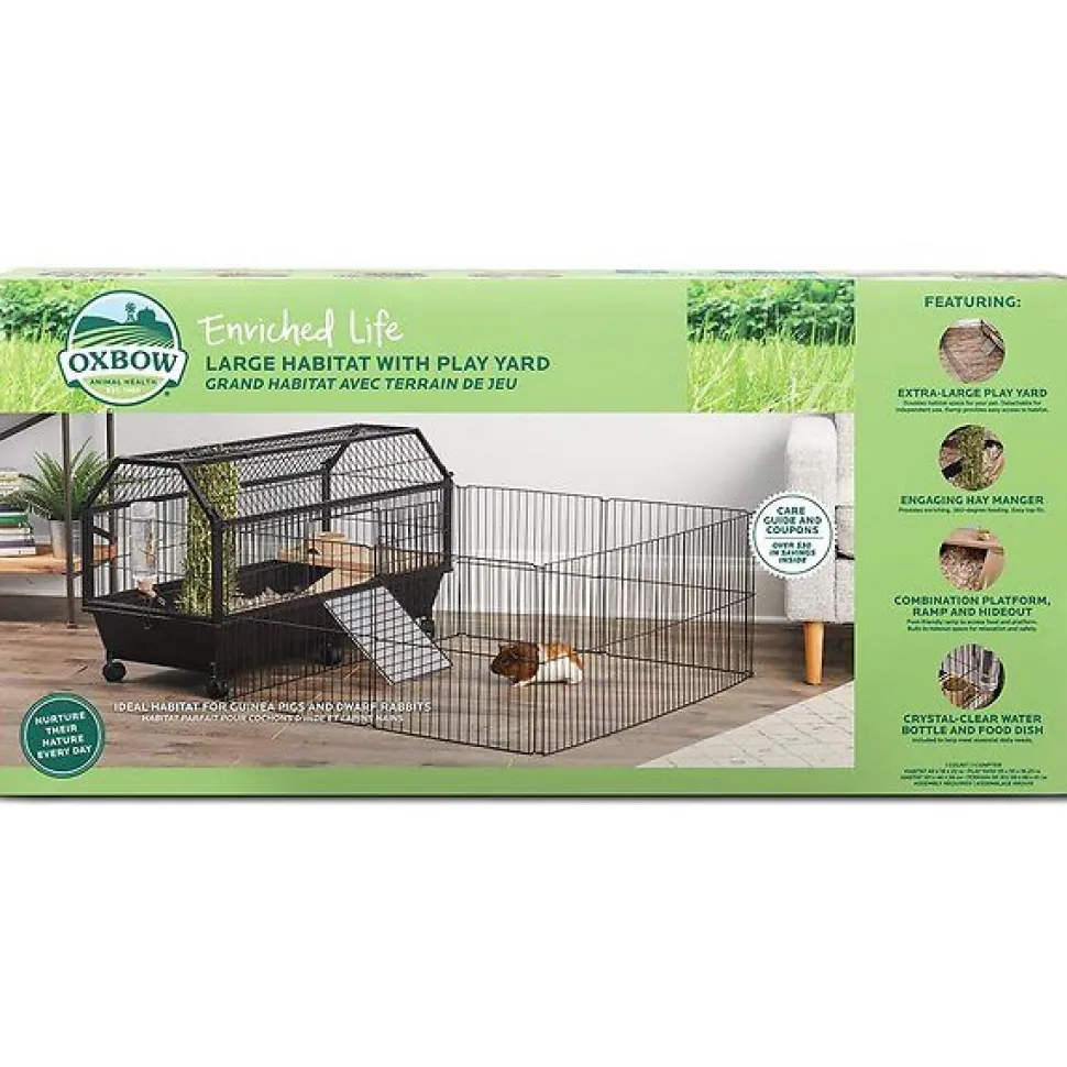 Oxbow Enriched Life Care Habitat with Play Yard - Large