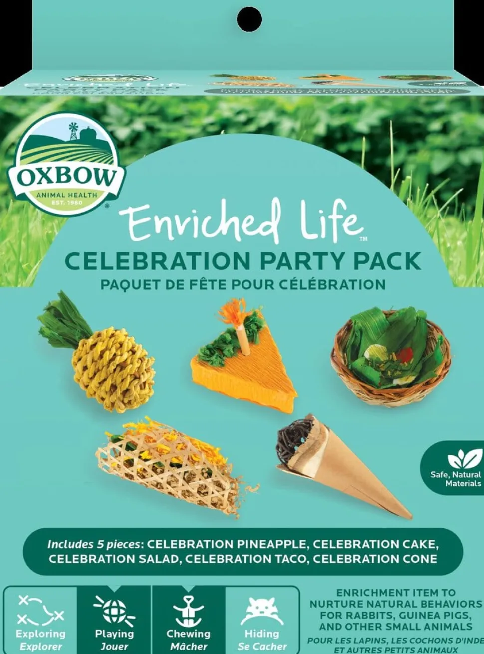 Oxbow Enriched Life Celebration Party Pack Natural Chews Small Animal Treats