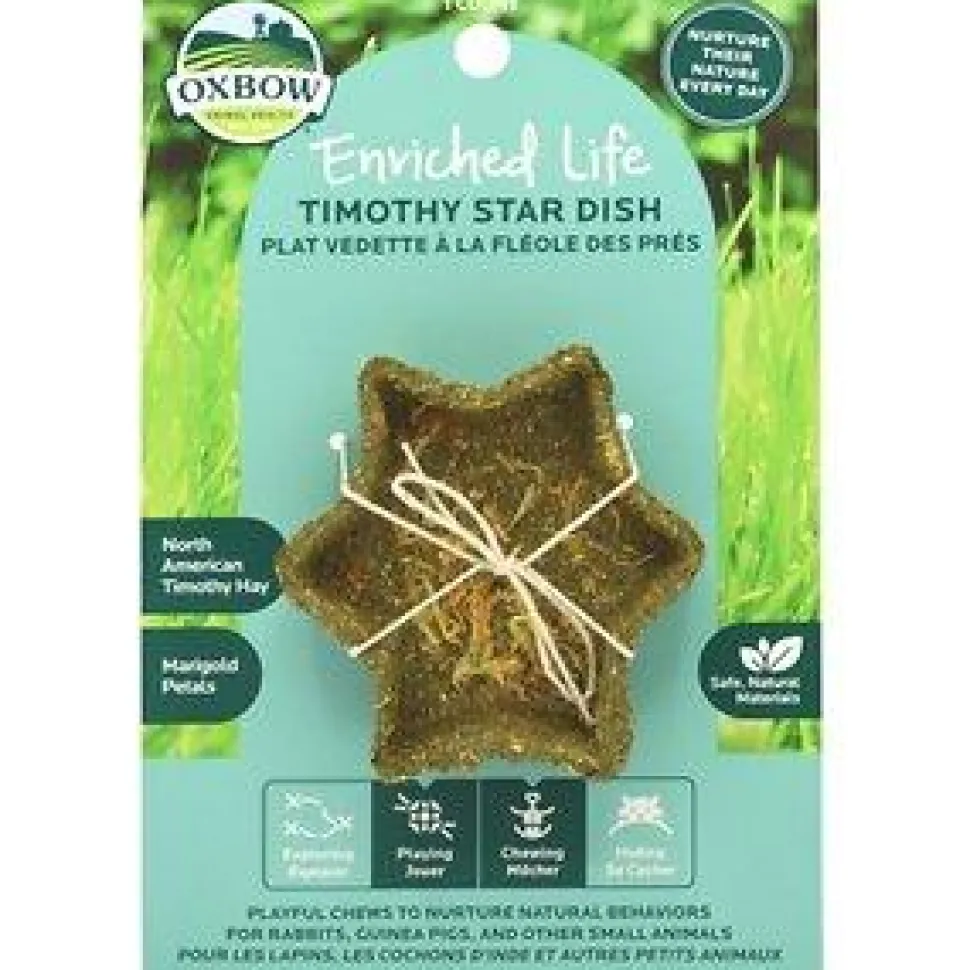 Oxbow Enriched Life Elife - Timothy Star Dish - pack of 3