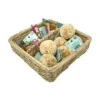 Oxbow Enriched Life Play Pom & Rainbow Knot Stick Basket