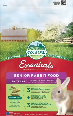 Oxbow Essentials Senior Rabbit Small Animal Food - 4 Lbs