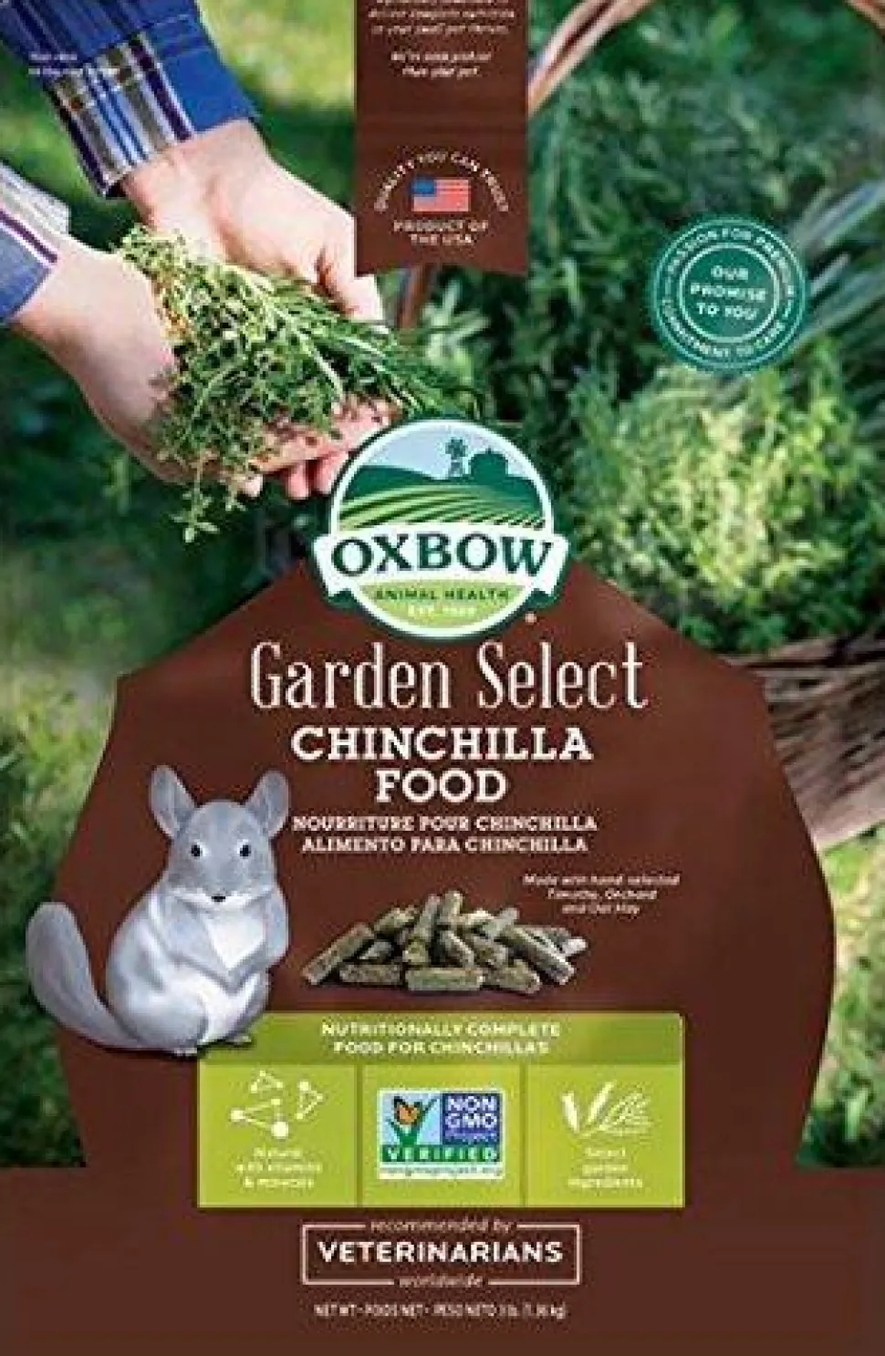 Oxbow Garden Select Chinchilla - 20 lb Bag