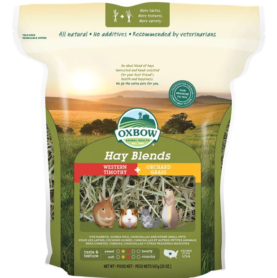 Oxbow Timothy/Orchard Small Animal Hay Blends - 90 oz Bag