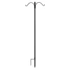Panacea Products Boxed Double Shepherd Hook Wild Bird Accessories - Black - 84 In - 4 Pack