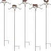 Panacea Products Double Barnyard Assortment Shepherd Hook Wild Bird Accessories - Rust - 84 In - 5 Pack