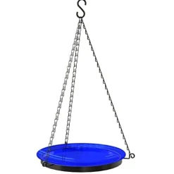 Panacea Products Hanging Glass Bird Bath with Chains Wild Bird Hanging Bath - 10 In - 4 Pack