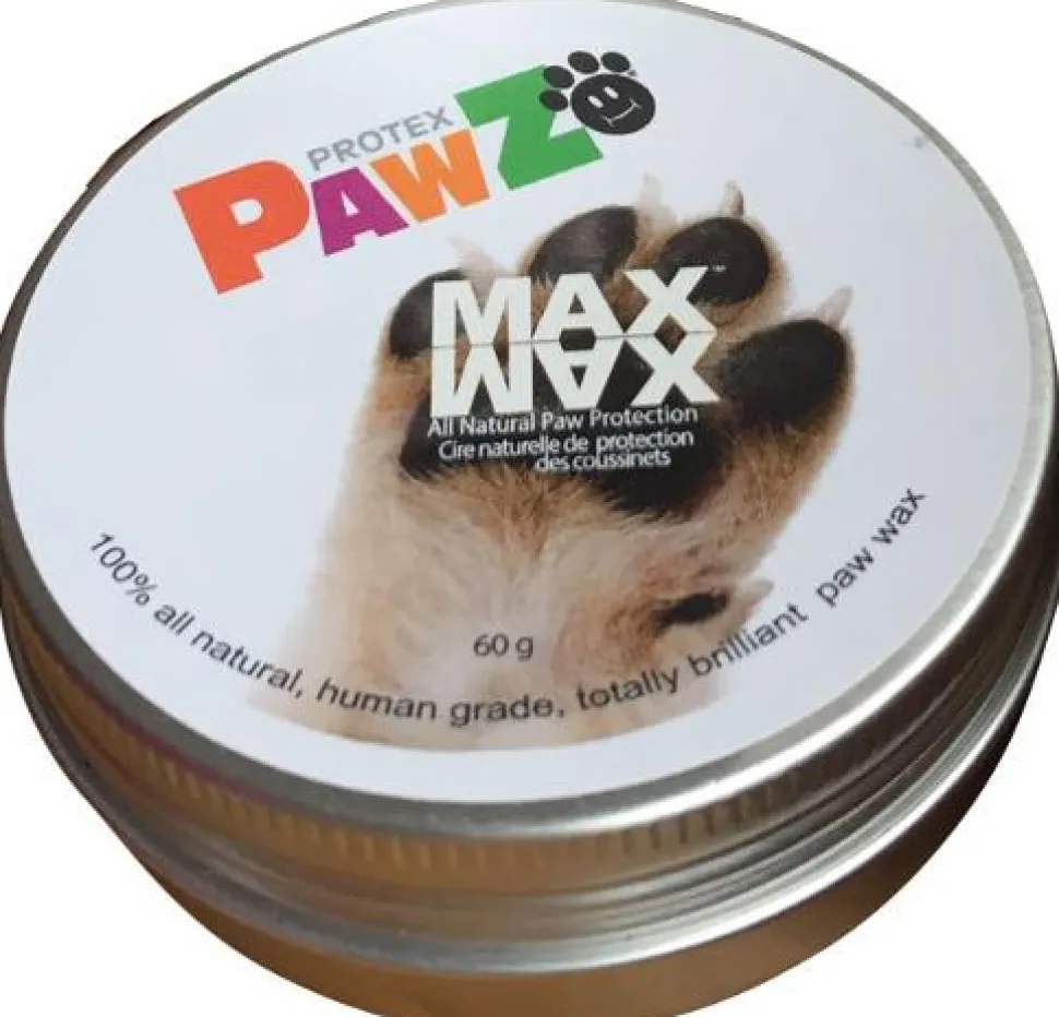 Pawz Max Wax Natural Paw Protection Rubbing Gel for Cats and Dogs - 60G