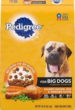 Pedigree Adult Big Dog Complete Nutrition Chicken Dry Dog Food - 40 lb Bag