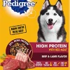 Pedigree Adult High Protein Red Meat Complete Beef and Lamb Dry Dog Food - 16 lb Bag