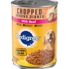Pedigree Chopped Ground Dinner Beef Canned Dog Food - 13.2 Oz - Case of 12