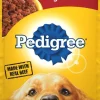 Pedigree Chopped Ground Dinner Filet Mignon and Bacon Wet Dog Food Pouch - 3.5 Oz - Case of 16