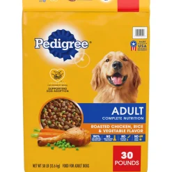 Pedigree Complete Nutrition Chicken Rice and Vegetables Adult Dry Dog Food - 30 Lbs