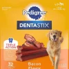 Pedigree Dentastix Large Bacon Dog Dental Chew Treats - 1.67 lb - 32 Count