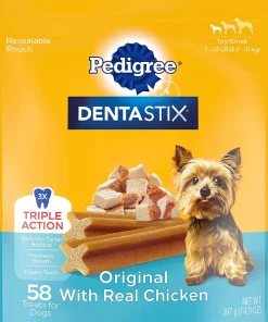 Pedigree Dentastix Mini Dog Dental Chew Treats - 14 oz - 58 Count