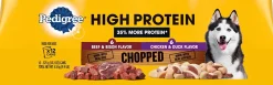 Pedigree High Protein Multi Pack Canned Dog Food - 13.2 oz - Case of 12