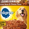 Pedigree Traditional Ground Dinner Beef, Bacon and Cheese Canned Dog Food - 22 oz - Case of 12