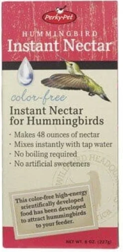 Perky-Pet Hummingbird Instant Nectar Concentrate Wild Bird Food - Clear - 8 Oz