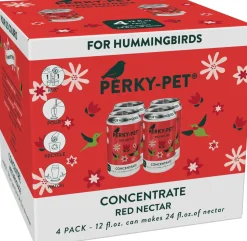 Perky-Pet Hummingbird Nectar Concentrate Wild Bird Food - Red - 12 Oz - 4 Pack - 4 Pack