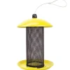 Perky-Pet Mesh Finch Tube Tubed Wild Bird Feeder - Yellow - 1.5 Lbs Cap