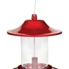 Perky-Pet Panorama Plastic Bird Tubed Wild Bird Feeder - Red - 2 Lbs Cap