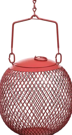 Perky-Pet Seed Ball Wild Bird Feeder - Red - 2 Lbs Cap