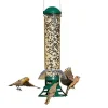 Perky-Pet Squirrel Slammer Wild Bird Tubed Wild Bird Feeder - Green - 3.5 Lbs Cap